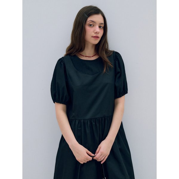 MET easy bustier dress blouse set