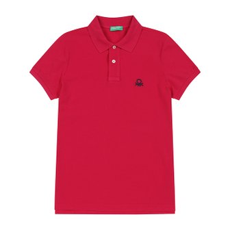 베네통 Logo embroidery polo shirt_3089J3178143