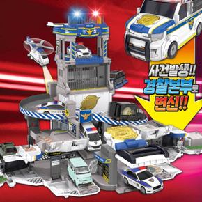 월드카 주차블록 변신경찰차