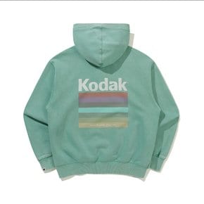 어패럴 레인보우 스노우워싱 기모 후드 티셔츠 MINT GREEN K6423LHDT1MNT