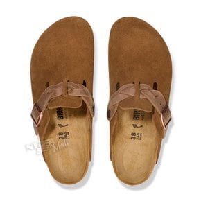 버켄스탁 NA 여성 보스턴 미디움 네로우 1026713 BIRKENSTOCK BOSTON BRAIDED SUEDE LEATHER