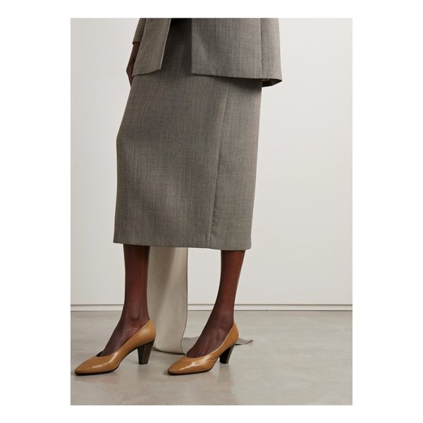 샬롯 가죽 펌프스 탠 브라운 1647597333371531