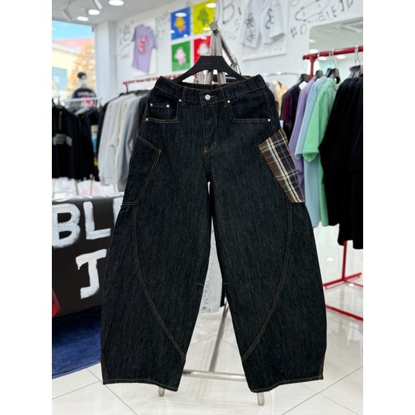 [여주점] 데님체크포켓팬츠 JHZZ80113