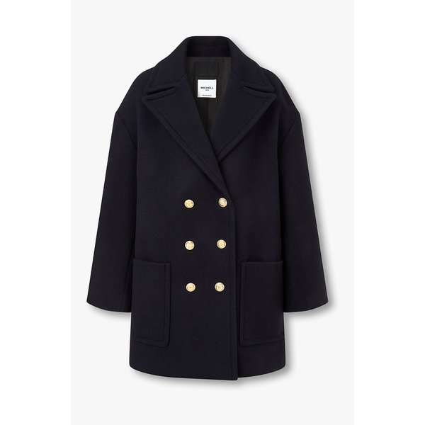 [MICHELLE] 캐시미어 울 블렌드 더블 코트 7115416Y02147