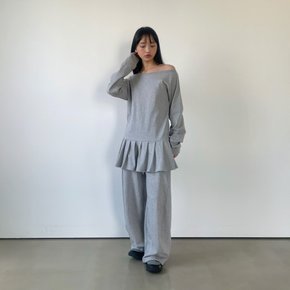 오프 주름 원피스