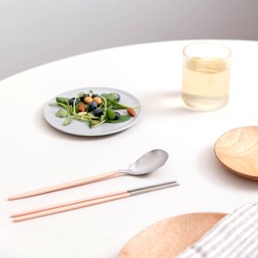 리아 컬러 스텐수저 2벌 핑크