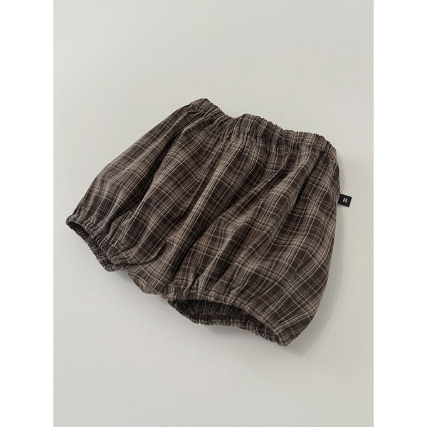 체크 블루머 - Check bloomer