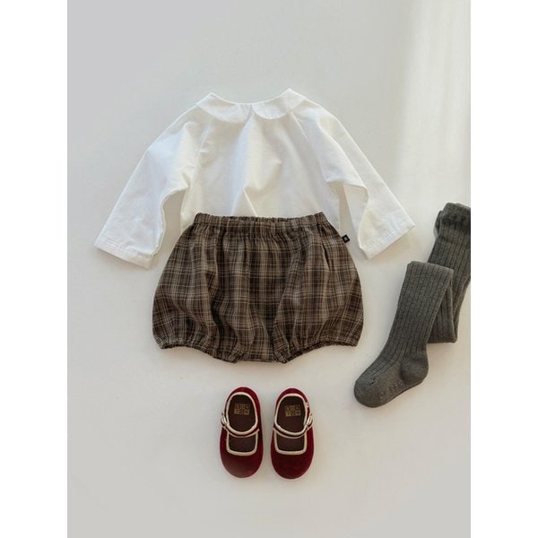 체크 블루머 - Check bloomer