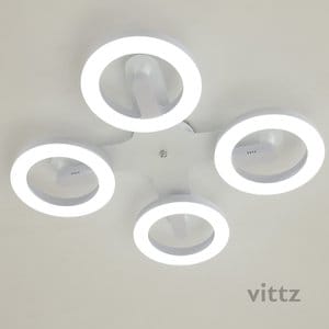 VITTZ LED 아이온 4등 거실등 80W