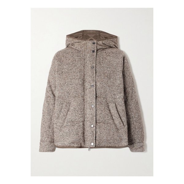 브루넬로쿠치넬리 패딩 울 혼방 보머 재킷 베이지 46376663162898526