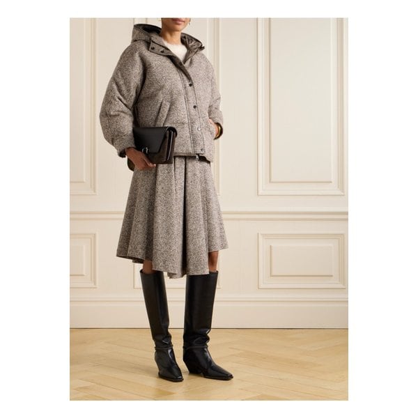 브루넬로쿠치넬리 패딩 울 혼방 보머 재킷 베이지 46376663162898526