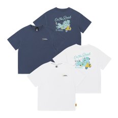 K252UTS940 여행 그래픽 반팔-6 2종택 1