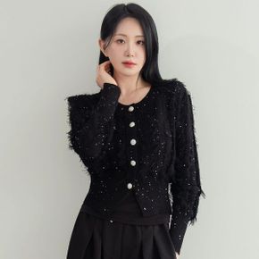 클로이 샤인 텍스처 니트 가디건_P420889985