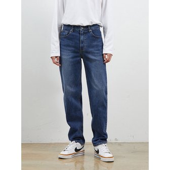 률앤와이 DENIM CRACK WASHING PANTS DARK BLUE