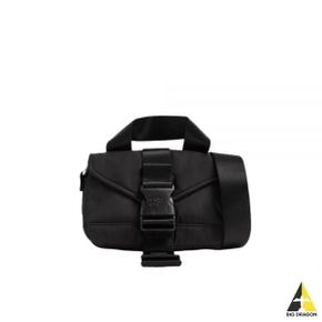 24FW BLACK RECYCLED TECH MINI SATCHEL (A5228 099) (리사이클 테크 미니 사첼백)