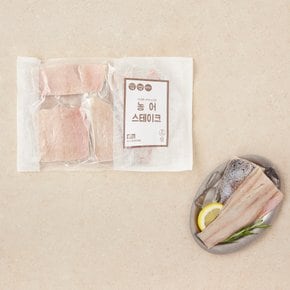 [냉동][국산] 자연산 농어 스테이크 (400g)