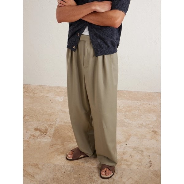 브루넬로쿠치넬리 스웨이드 슬라이드 46376663163009948