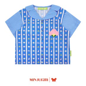 BP32SH722 All over rabbit garden shirts