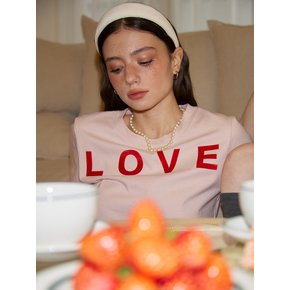 Love Crop T_ Pink