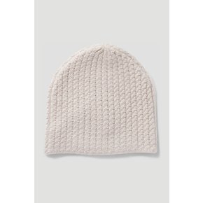 Ribbed cashmere beanie 화이트 20346390236417394