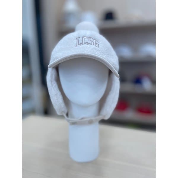 [여주점] 여성 부클 귀달이 캡 GQ322LCP91 CREM