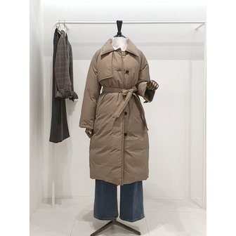 ZOOC [파주점] 쥬크 주크 벨티드 트렌치형 구스 패딩점퍼 V254PSG933