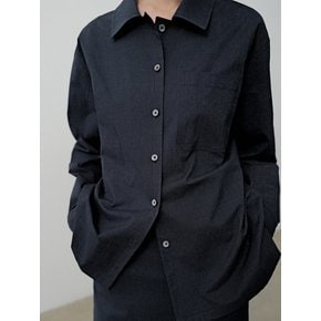 Open Collar Shirts_Navy