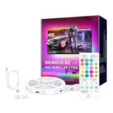 텐바이텐 비상 루시 간접조명 RGB 5V USB 줄 LED바 10m