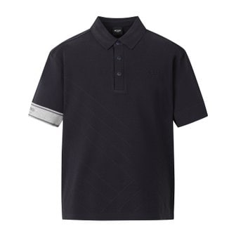 BOSS GOLF 보스골프 텍스처 폴로 스웨터 MAN DARK NAVY