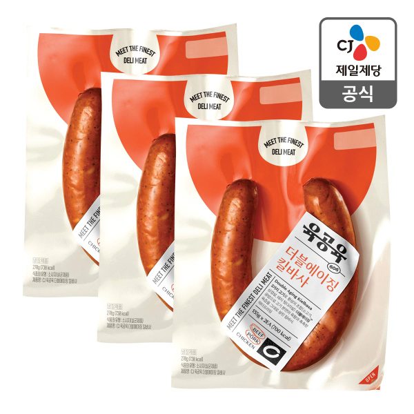 [본사배송] 육공육 더블에이징 킬바사 270g X 3개
