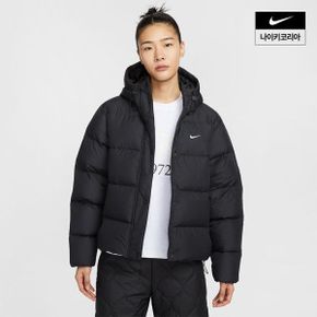 매장정품 나이키 NIKE NSW 메트로 패딩 여성 써마 핏 루즈 다운 후드 재킷 FZ5929-010 1586445