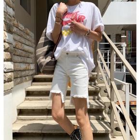 [Jierr]  cutting shorts pants  화이트 / S,M,L사이즈 (S5784852)