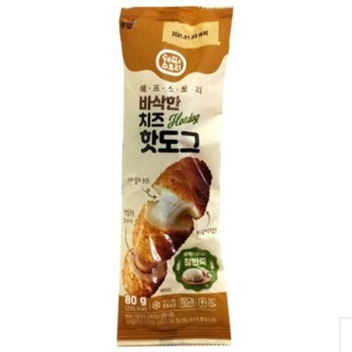 VCM 우양 바삭한 치즈 핫도그 80g(1)