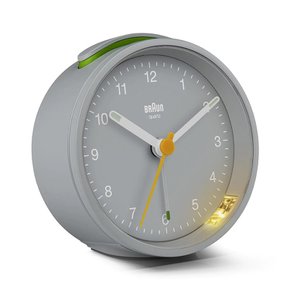 브라운 무소음 미니탁상시계 BC12G 라이트.스누즈알람 BRAUN 정품