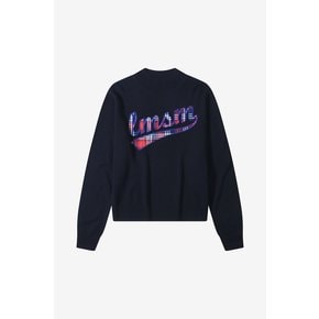 SABY - LETTERING SWEATER_NAVY_LRVA1PO08WNV10