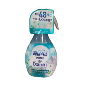섬유탈취제 다우니 실내건조 프레시클린향 용기형 370ml