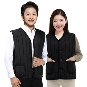 융털조끼 김장조끼 겨울조끼 누빔조끼 방한 깔깔이