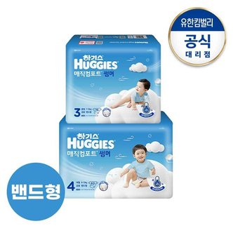 하기스 2024 매직컴포트 썸머 밴드형 3/4단계 1팩구성