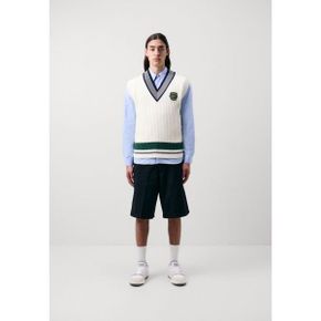 4604412 Lacoste TENNIS HERITAGE SLEEVELESS - Jumper lapland/navy blue/green