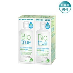 렌즈세척액 바이오트루 300ml*2 렌즈세정액