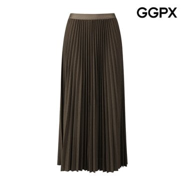 GGPX 큐빅 플리츠 밴딩 스커트 (GP8SK004F)