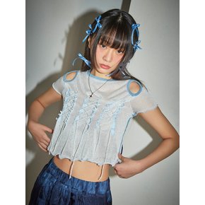 Cut-out Rope T-Shirt