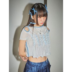 Cut-out Rope T-Shirt