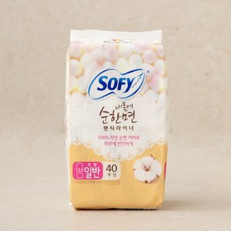 엘지생활건강 쏘피 순한면 라이너 일반 40P