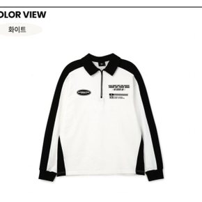 카라배색 반집업티셔츠 괴정점 R2418T153_KG