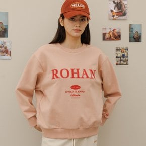 Charlesderohan embroidery sweat shirt_Pink