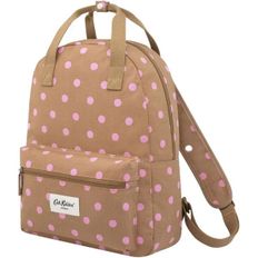 영국 캐스키드슨 백팩 Cath Kidston Backpack Rucksack with Hanging Loop Spot in Camel and Pi