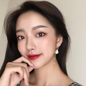 [더블디] 언발란스 원 드롭 골드 귀걸이 이어링 실버925 BLS111 (S10367675)