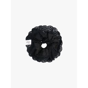 PUNCHING LACE SCRUNCHIE_BLACK