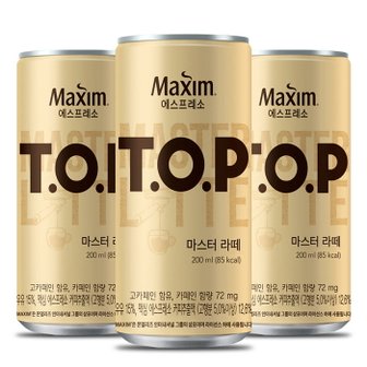  TOP 마스터 라떼 200ml x 30캔